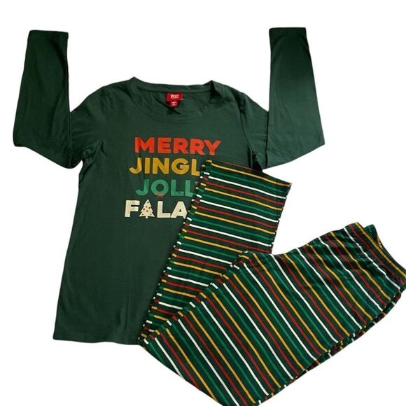 Family Pajamas Unisex Kids Matching Merry Jingle Mix It Pajama Set Size 2T-3T - Picture 5 of 5